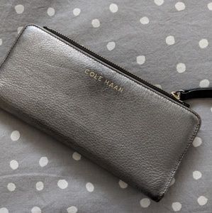 Cole Haan Silver Wallet